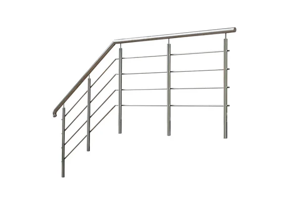 Modern steel handrails. — Stock Photo, Image