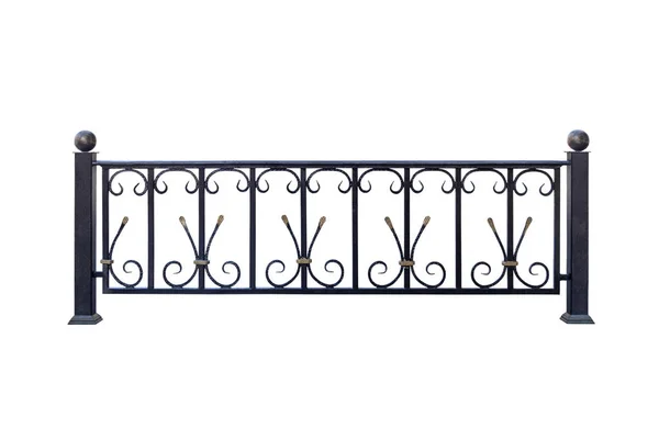 Modern cast railings, fence. — Stock Photo, Image