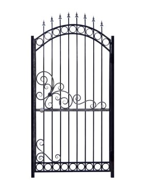 Zarif ferforje kapı.