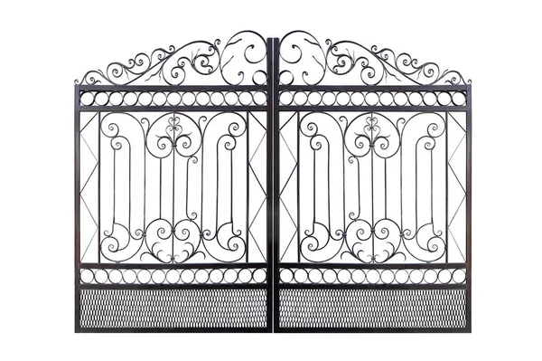 Forged elegance openwork fence. — Stock Photo, Image