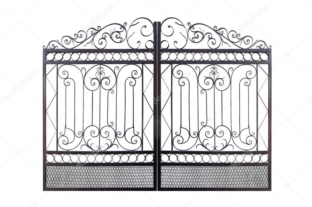 Forged elegance openwork fence.