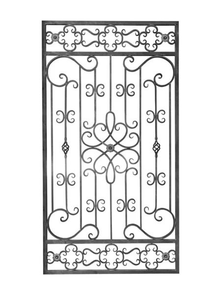 Wrought iron decorative fence. — Stock Photo, Image