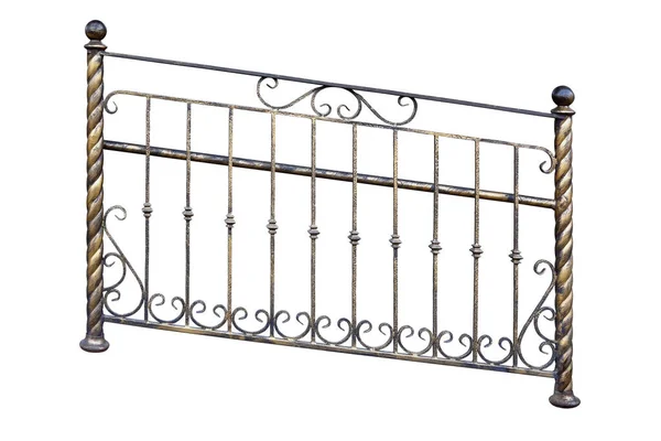 Wrought Iron Railings Disabled People Isolated White Background — Stock Photo, Image