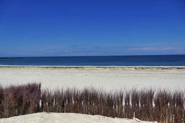Гельголенд-пляж острова дюни — стокове фото