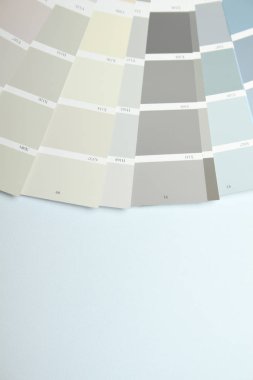 Boyalar, bir iç için paletinin veer.