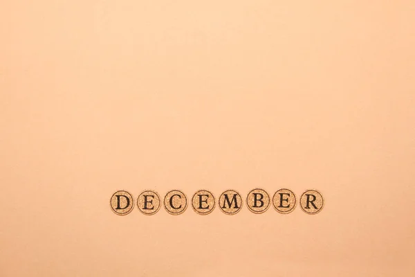 Dezembro para o calendário — Fotografia de Stock