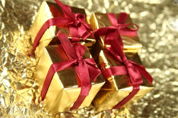 Christmas bollar gratulationskort — Stockfoto