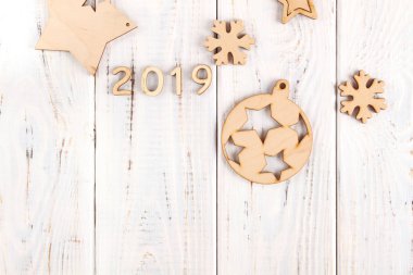 Yeni yıl 2019. Arka plan