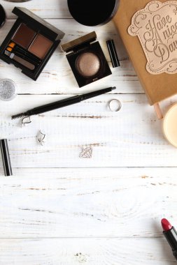 arka plan ile Dekoratif kozmetik