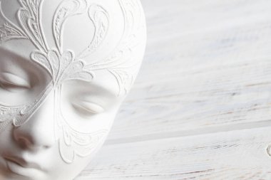 Maske beyaz karnaval