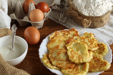 Balkabağı krepleri. Sağlıklı beslenme
