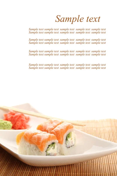 Philadelphia sushi. Isolation — Stock Photo, Image