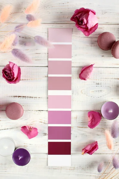 Tavolozza dei colori viola — Foto Stock