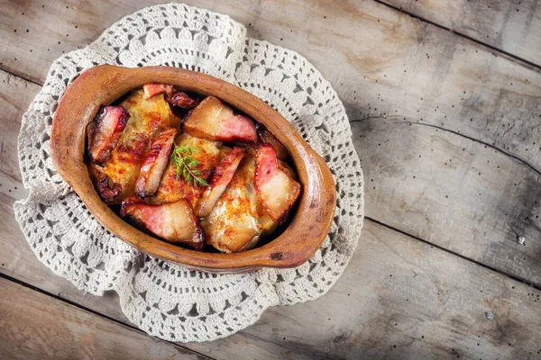 Sarma Comida Férias Tradicional Dos Balcãs Europa Oriental Folhas Repolho — Fotografia de Stock