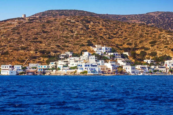 Villaggio Aegiali Isola Amorgos Grecia — Foto Stock