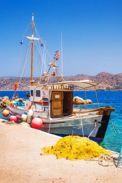 Porto Aegiali Ilha Amorgos Grécia — Fotografia de Stock