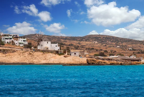 Chora Sull Isola Pano Koufonisi Grecia — Foto Stock