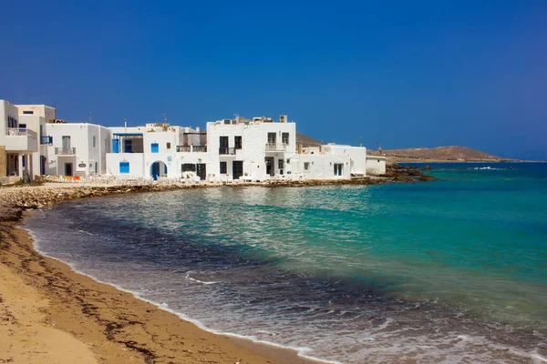 Naoussa Dorf Insel Paros Griechenland — Stockfoto