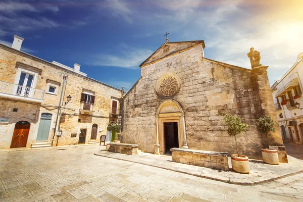 Igreja Madonna Della Greca Locorotondo Puglia Itália — Fotografia de Stock