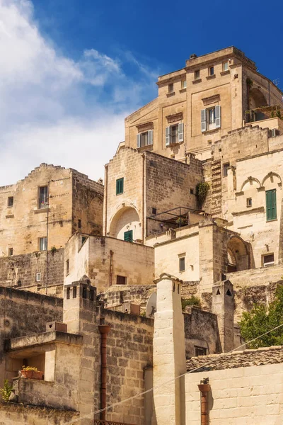 Staré Město Matera Památka Světového Dědictví Unesco Basilicata Itálie — Stock fotografie