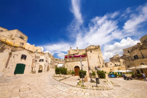 Vieille Ville Matera Site Patrimoine Mondial Unesco Basilicate Italie — Photo