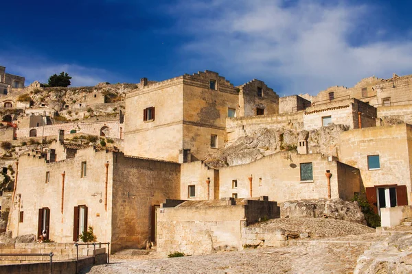 Staré Město Matera Památka Světového Dědictví Unesco Basilicata Itálie — Stock fotografie