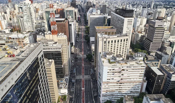 Paulista Avenue, Sao Paulo city, Brazil — Stockfoto