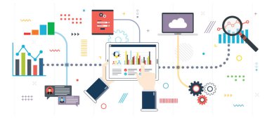 Büyüme raporu, güvenlik ve veri bulut ile analizi.