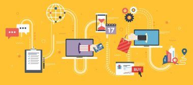 Mağaza, online alışveriş ve e-ticaret.