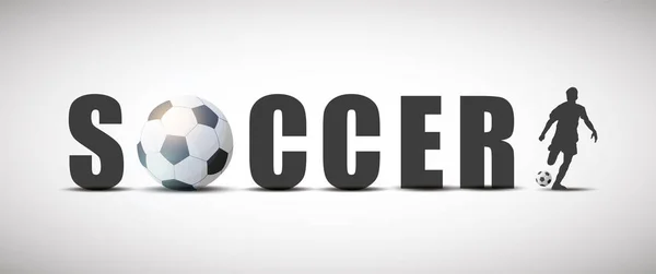 Football Soccer Abstract Vector Background — Stock Vector