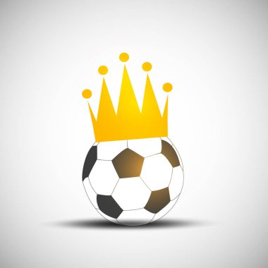 Futbol topu vektör üzerinde altın kaplama