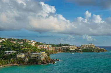 Aziz Thomas, Virgin Adaları kıyı şeridi Saint Thomas.