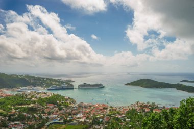 Üç yolcu gemilerine, Thomas, St bağlantı noktası, Virgin Adaları