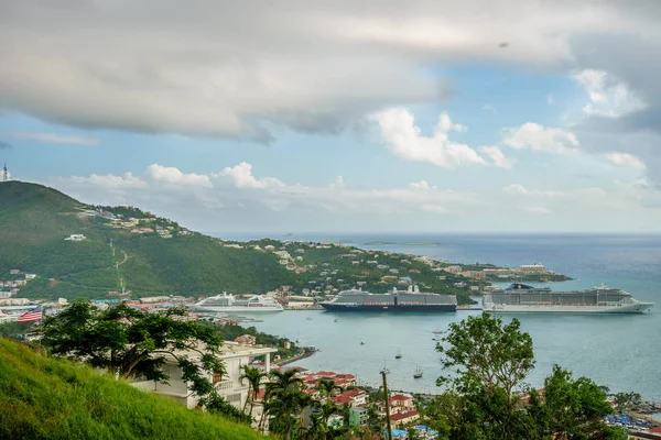 Üç yolcu gemilerine, Thomas, St bağlantı noktası, Virgin Adaları