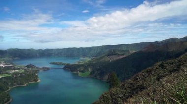 Lagoa Sete Cidades lakes on Sao Miguel island