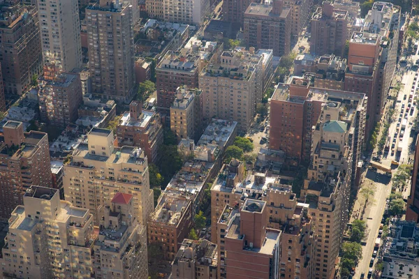 Manhattan Midtown edificios vista superior. Nueva York — Foto de Stock