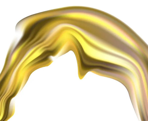 近代的なカラフルな流れのポスター 波液体形状 — ストックベクタ