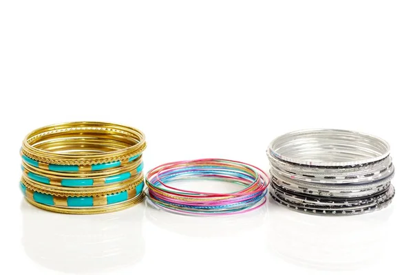 Bracelet sets on white — Stock Photo, Image