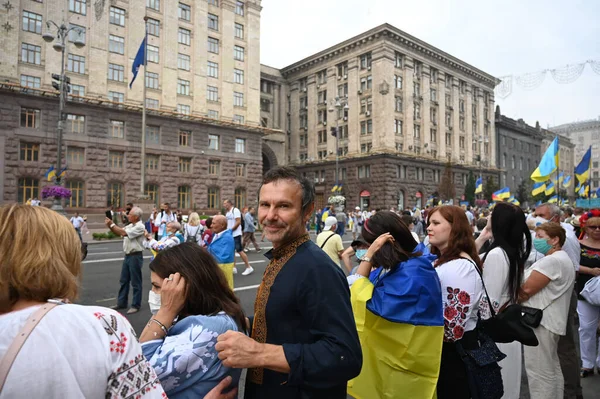 Киев Украина Августа 2020 Года Украинский Оппозиционный Политик Известный Певец — стоковое фото