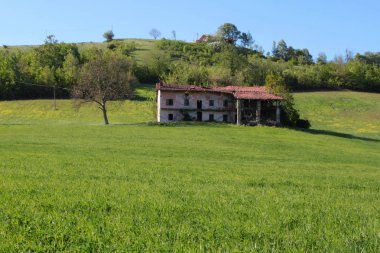 kırsal antik Piedmontese çiftlik evi