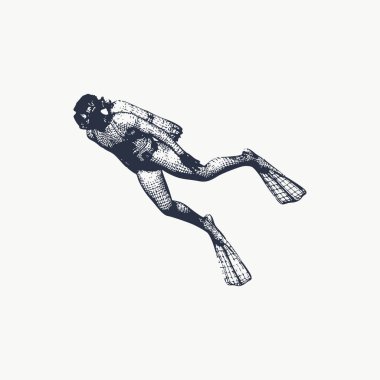 Dalış sporu konsepti