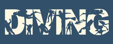 Dalış sporu konsepti