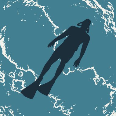 Dalış sporu konsepti