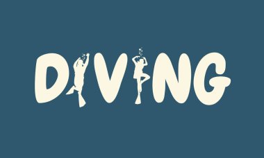 Dalış sporu konsepti