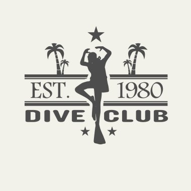 Dalış sporu konsepti