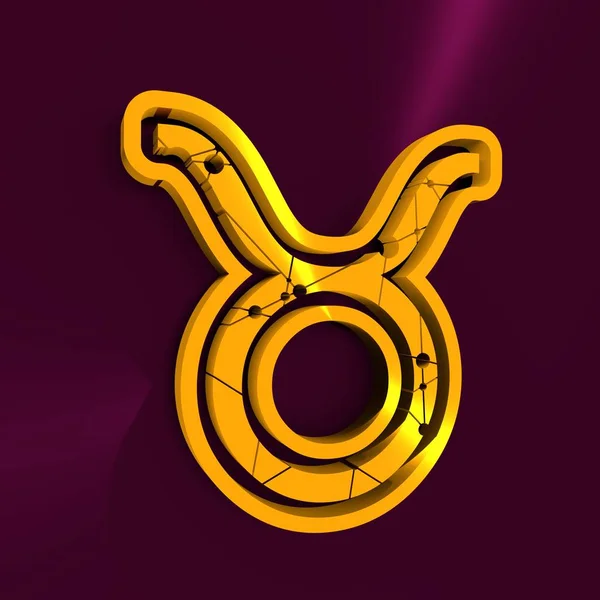 Ícone do símbolo do zodíaco — Fotografia de Stock