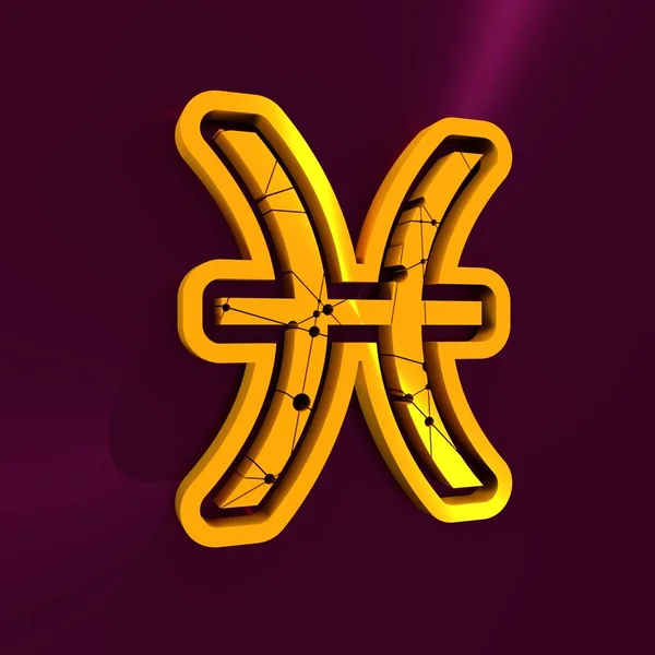Zodiákus szimbólum ikon — Stock Fotó