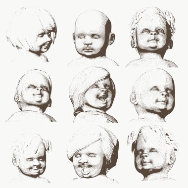 Sevimli küçük bebek