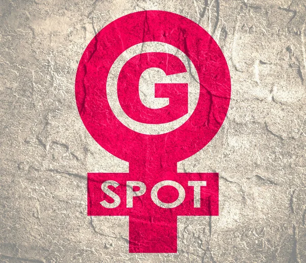 Spot-g text symbol — 图库照片