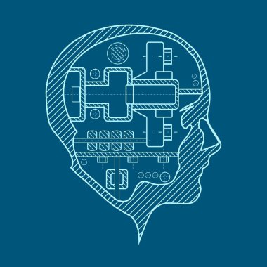 İnsan profili görünümü.